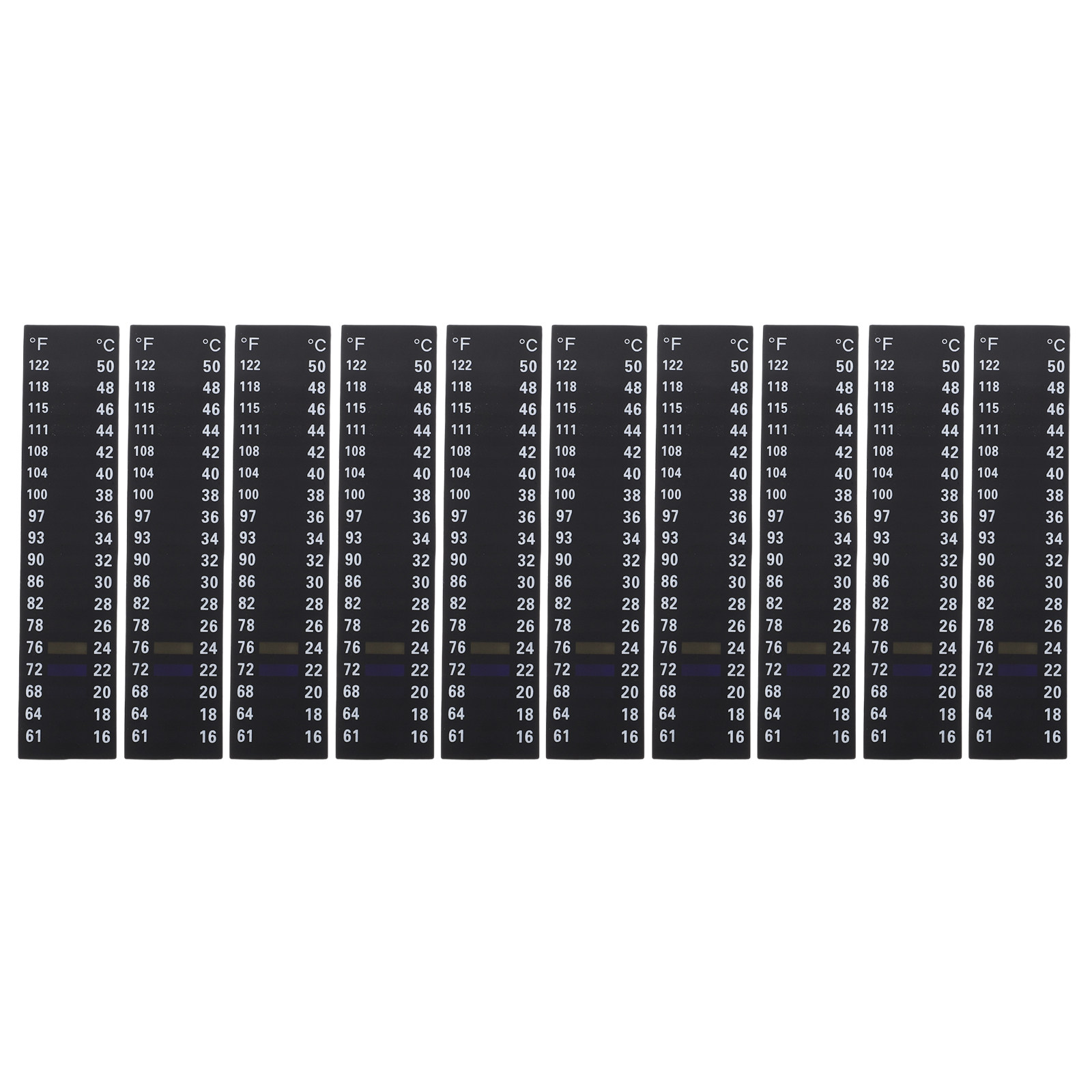 Temperature Strip Thermometer - 10Pcs Liquid Crystal Adhesive Fermentation Thermometer