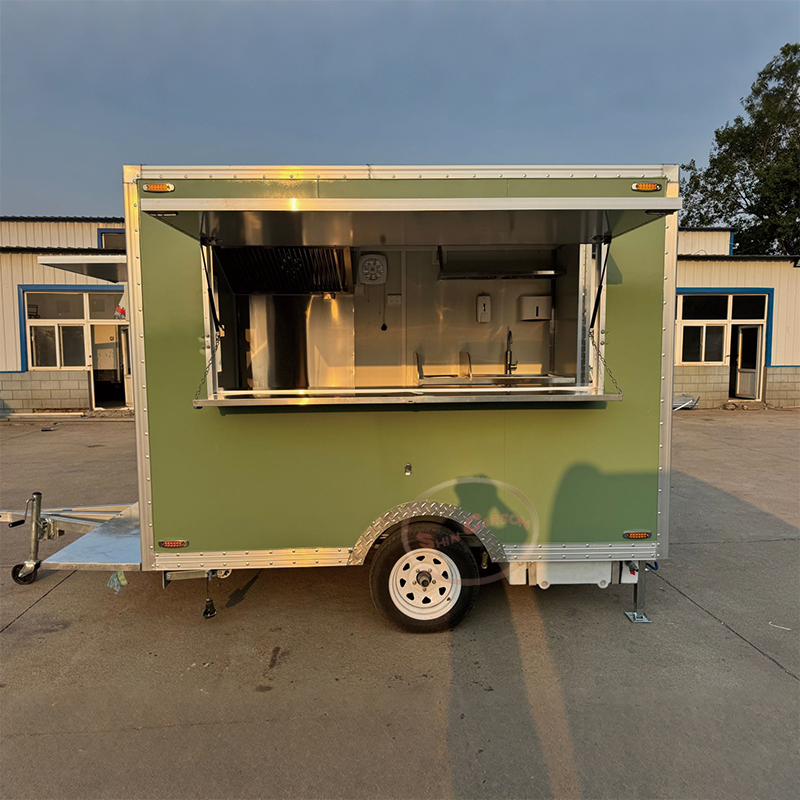 Equipment Of Coffee Shop - Concession Food Truck Trailer Ice Cream