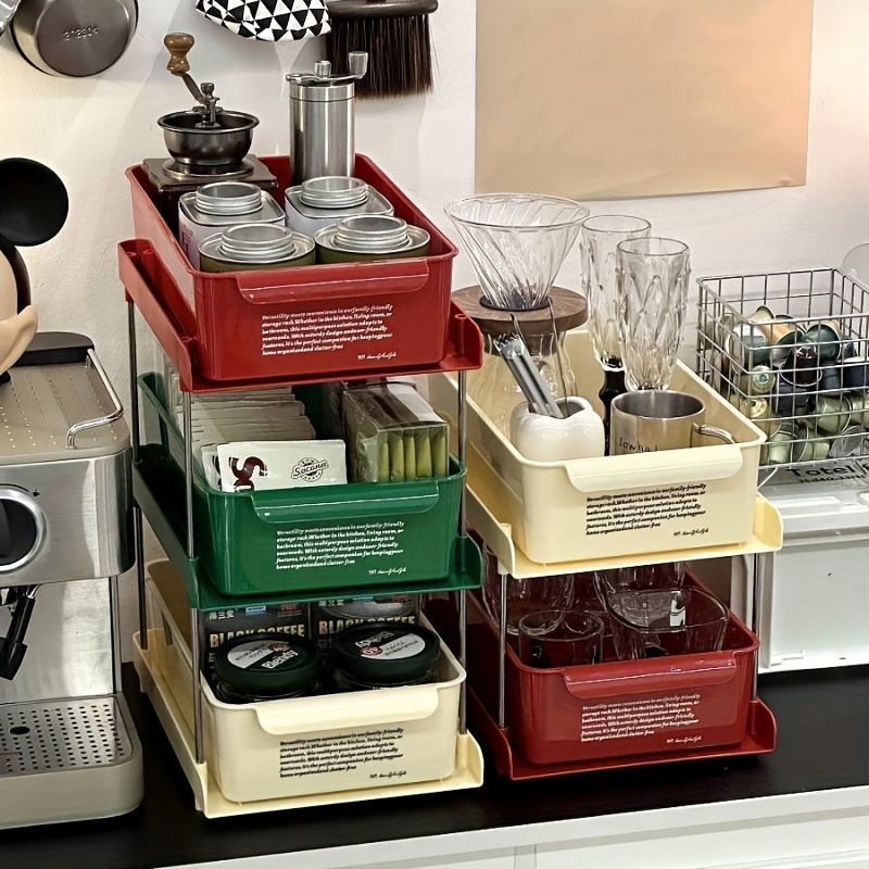 Coffee Shop Equipment - 2/3Layer Tea Bag Storage Box Office