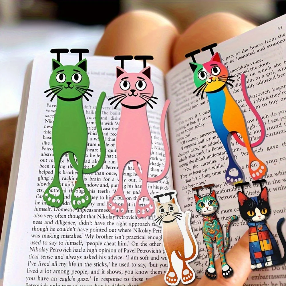 Coffee Shop Equipment - 3PCS Creative Hollow Acrylic Flat Cat