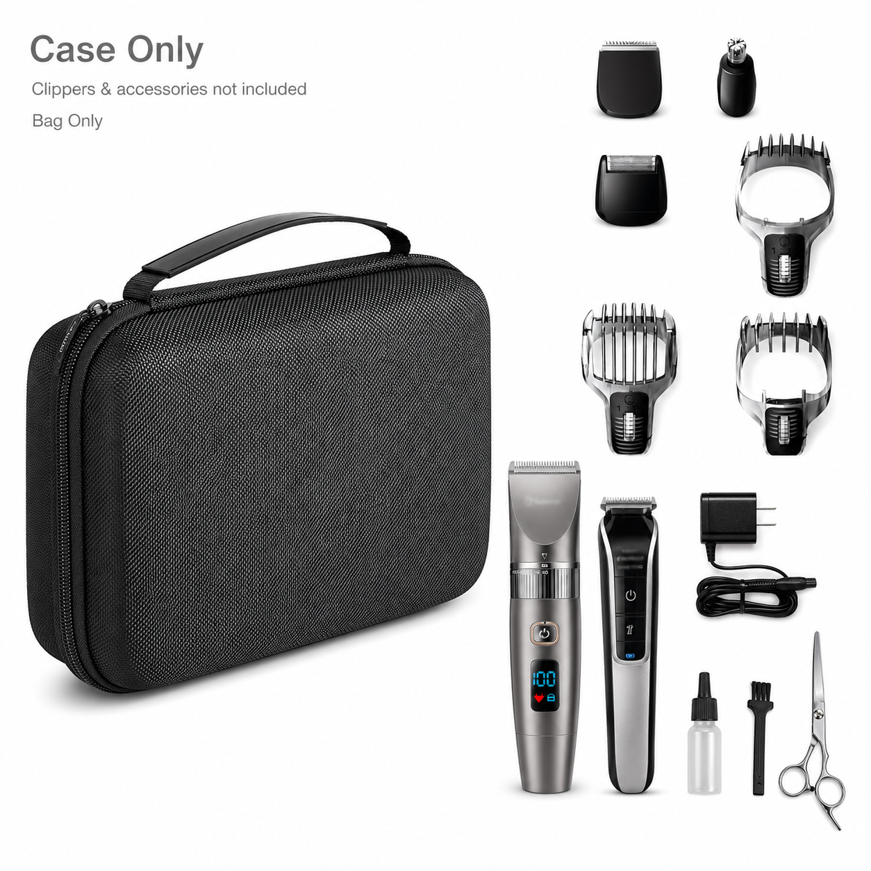 Coffee Equipment Bag - Hair Clipper Case for Wahl Andis,