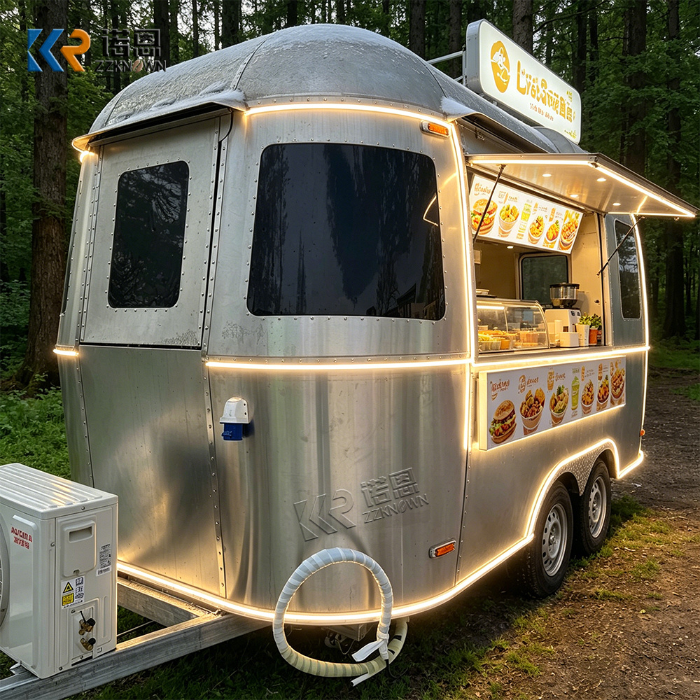 Outdoor Coffee Equipment - Mobile Kitchen Trailer Multifunctional Outdoor Food