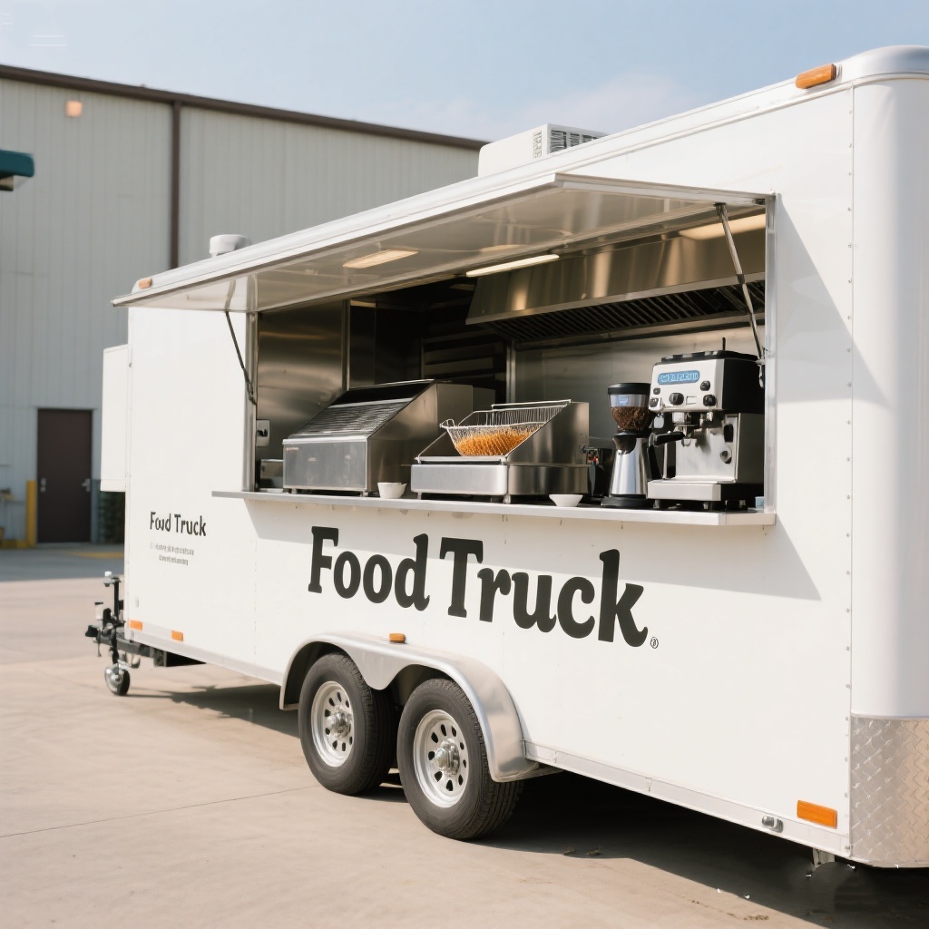 Coffee Equipment For Sale - Mobile Food Truck With Full Kitchen