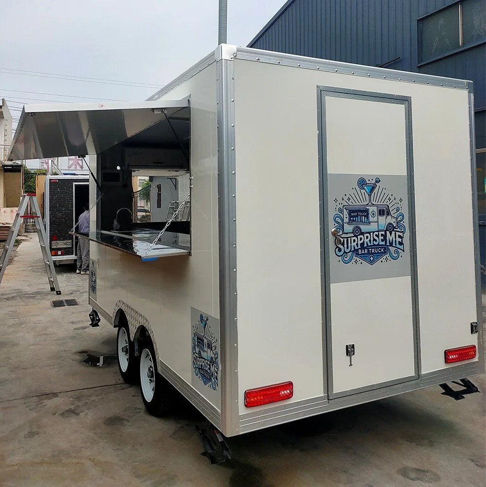 Outdoor Coffee Equipment - Customized Custom Outdoor Mobile Kitchen Full