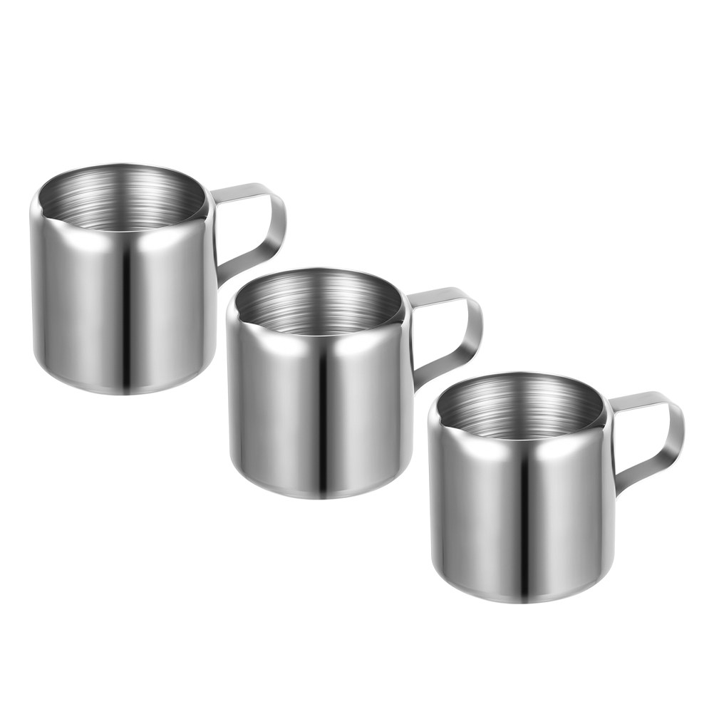 Milk Steaming Pitcher - 3Pcs Milk Frothing Cup Stainless Steel