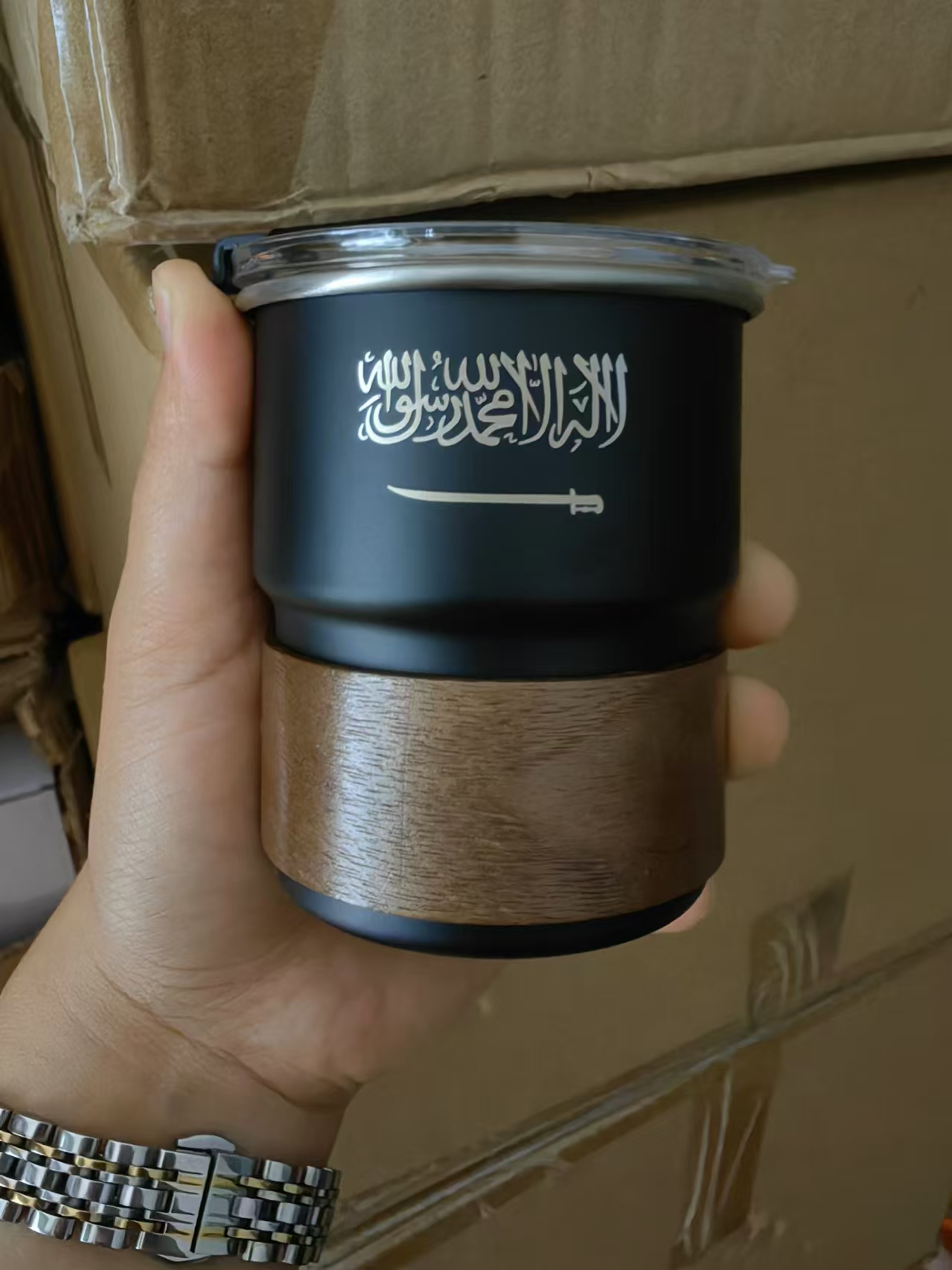 The Flag of Saudi Arabia Logo  - Outdoor Coffee Equipment のレビューと価格