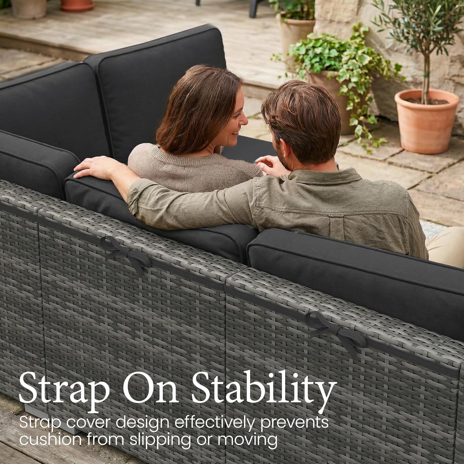 8 Piece Patio Furniture Set wi - Outdoor Coffee Equipment のレビューと価格