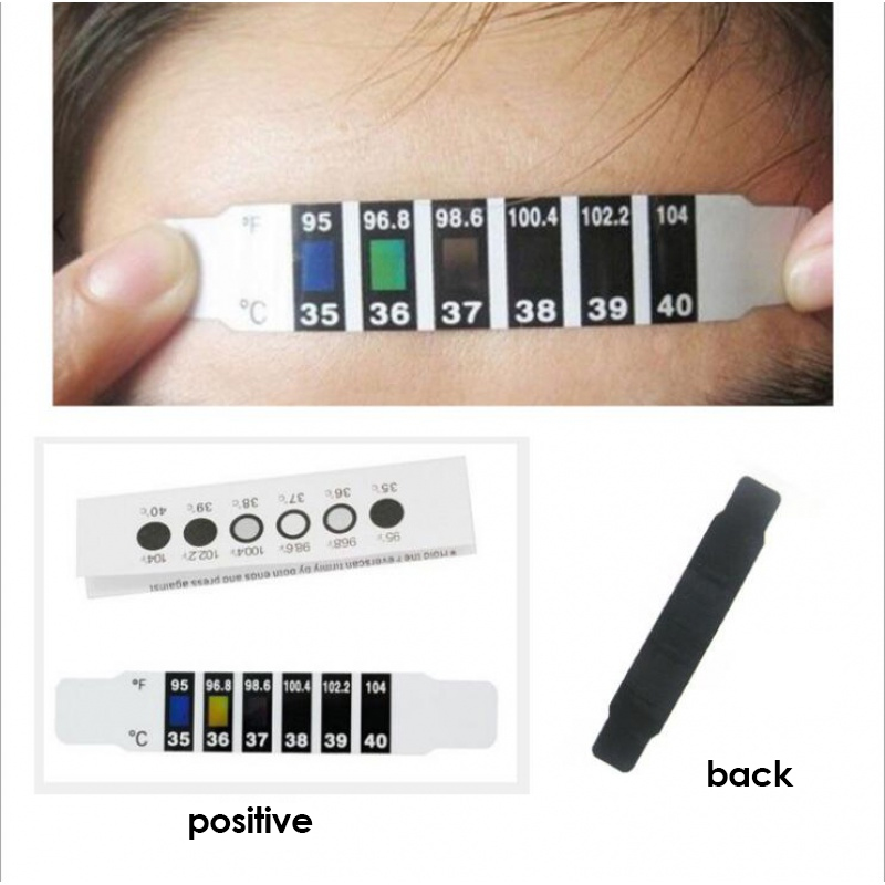 5pcs Child Forehead Temperatur - Temperature Strip Thermometer のレビューと価格