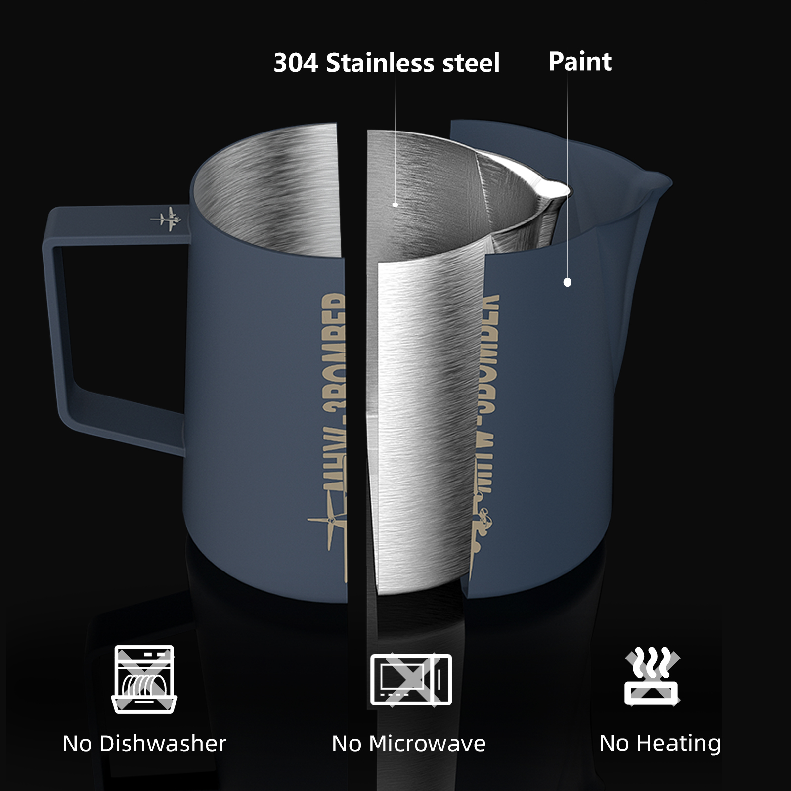 MHW 3BOMBER 400/700ml Milk Fro - Milk Steaming Pitcher のレビューと価格