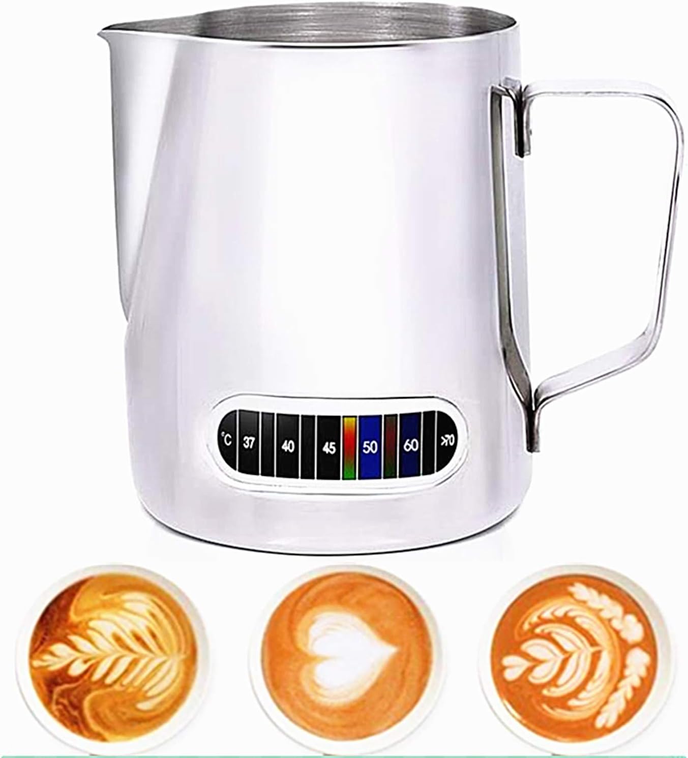 Milk Frothing Pitchers with In - Milk Steaming Pitcher のレビューと価格