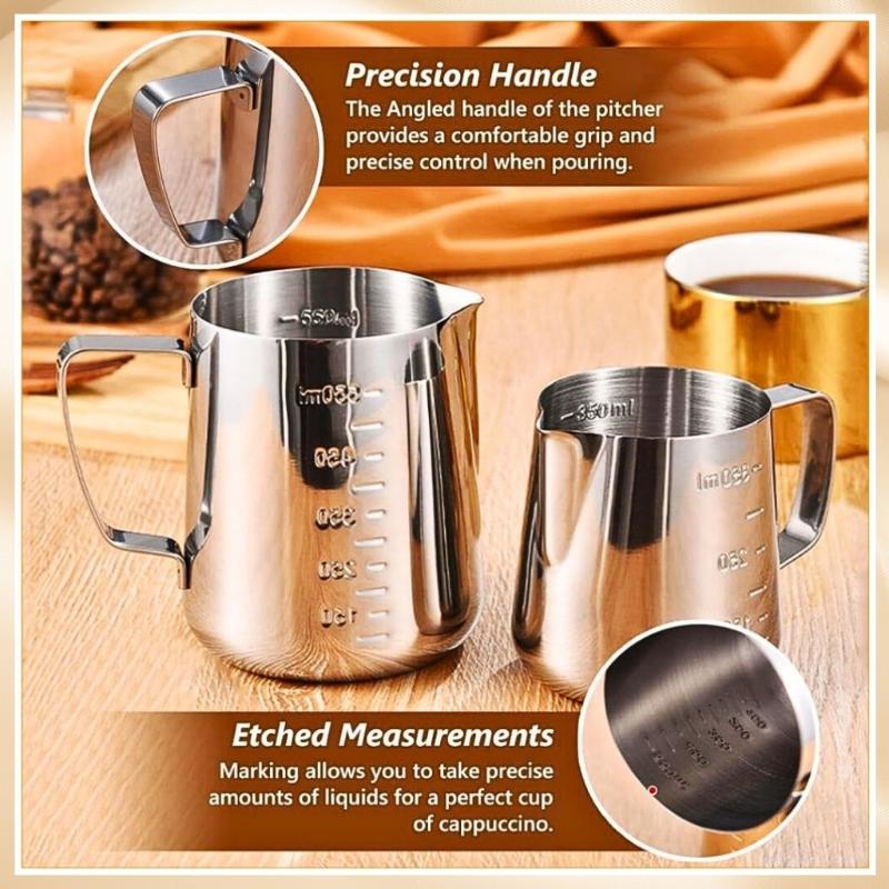 Milk Frothing Pitcher Stainles - Milk Steaming Pitcher のレビューと価格