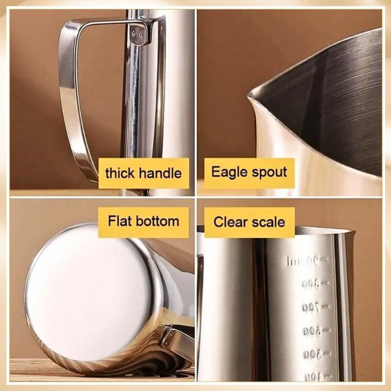 Milk Frothing Pitcher Stainles - Milk Steaming Pitcher のレビューと価格