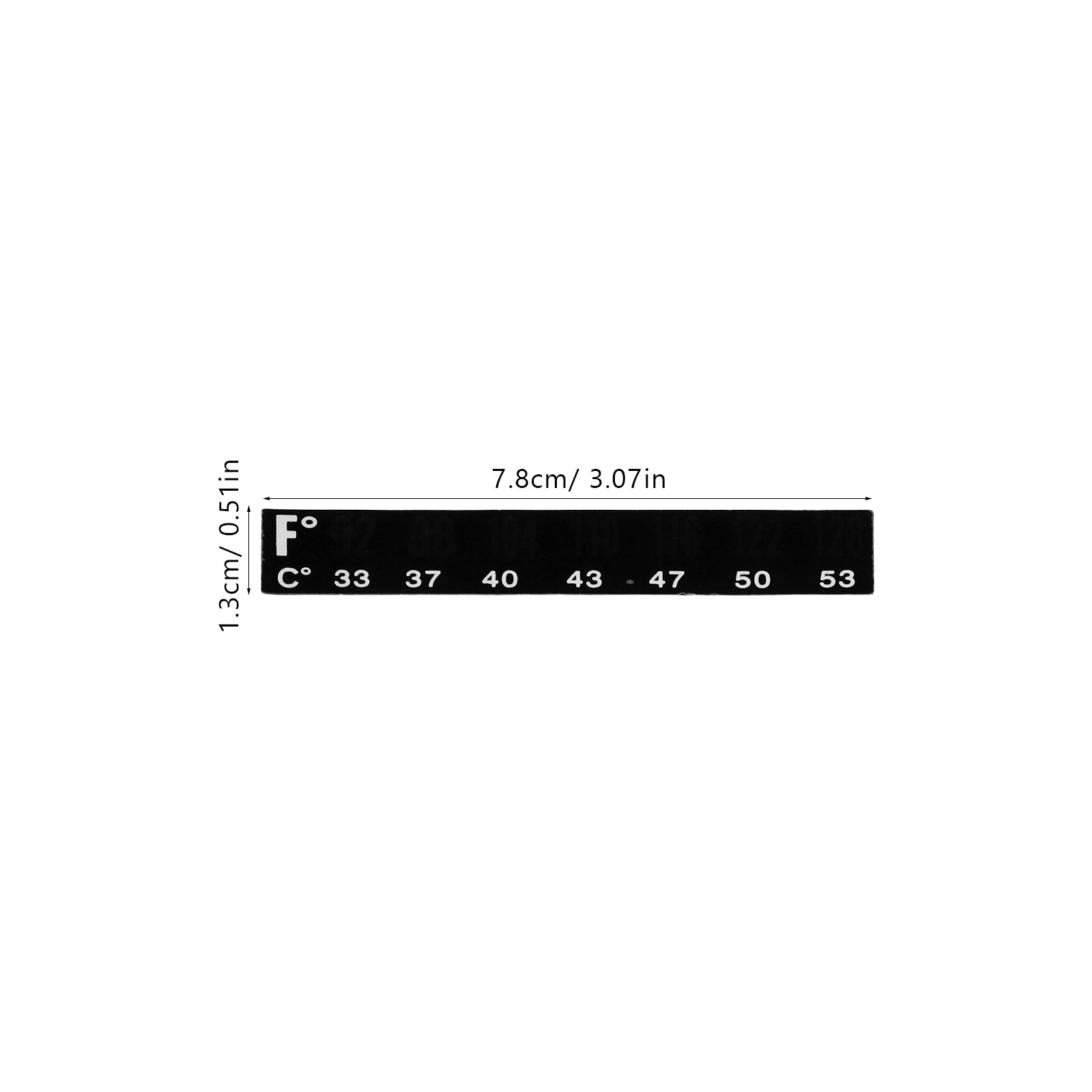 10Pcs High Precision LCD Therm - Temperature Strip Thermometer のレビューと価格