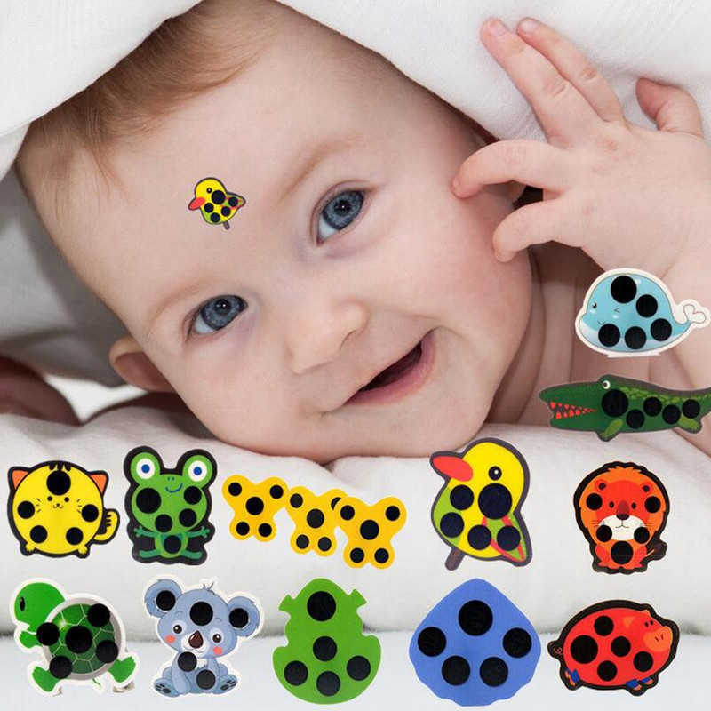 5pcs Baby Cute Cartoon Animal  - Temperature Strip Thermometer のレビューと価格