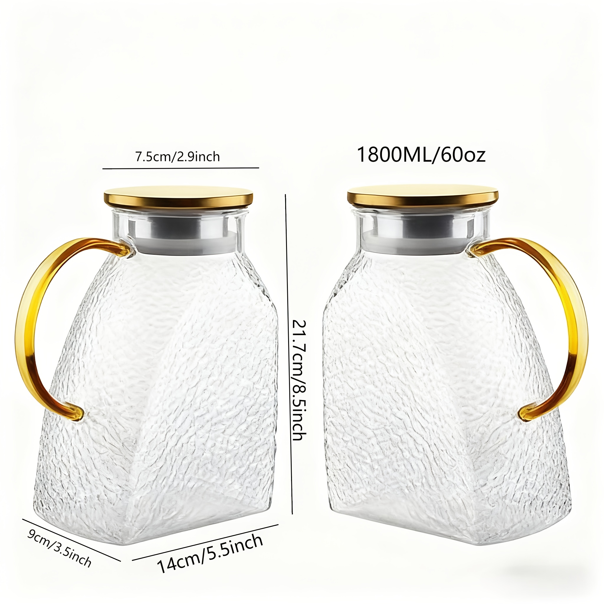 2pcs Glass Carafe with Lid And - Coffee Equipment China のレビューと価格