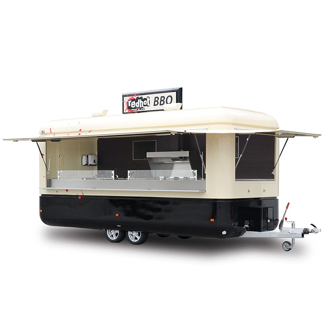BBQ Concession Trailer Fully E - Equipment Of Coffee Shop のレビューと価格