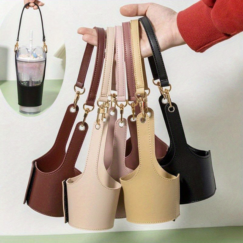 【P】Leather Cup Cover Pouch Por - Coffee Equipment Bag のレビューと価格