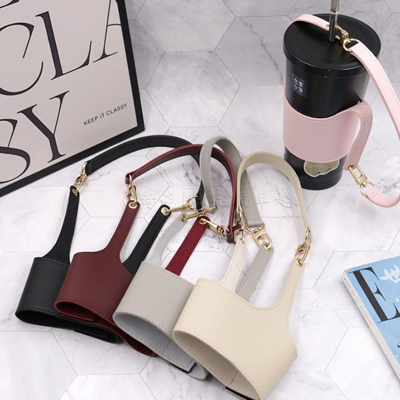 【P】Leather Cup Cover Pouch Por - Coffee Equipment Bag のレビューと価格
