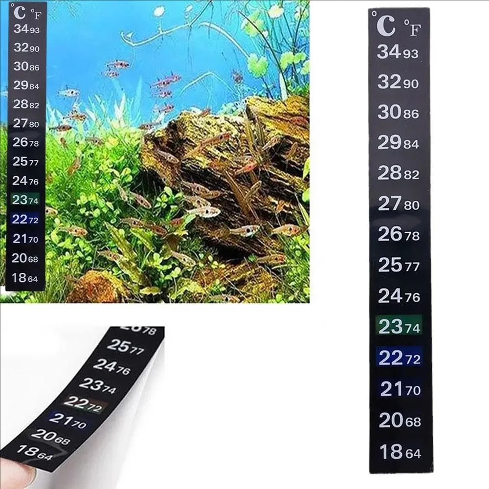 5Pcs/10Pcs Aquarium Fish Tank  - Temperature Strip Thermometer のレビューと価格