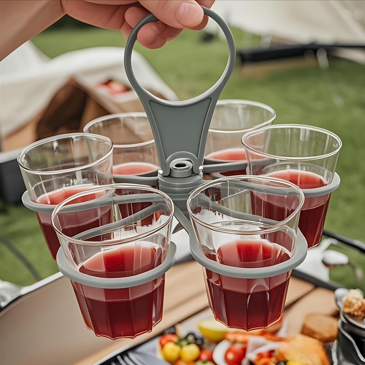 6-Slot Foldable Drink Caddy -  - Coffee Shop Equipment のレビューと価格