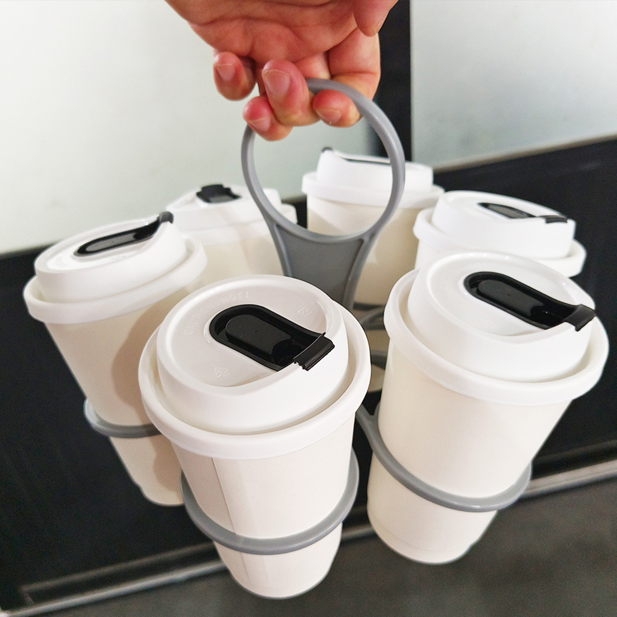 6-Slot Foldable Drink Caddy -  - Coffee Shop Equipment のレビューと価格