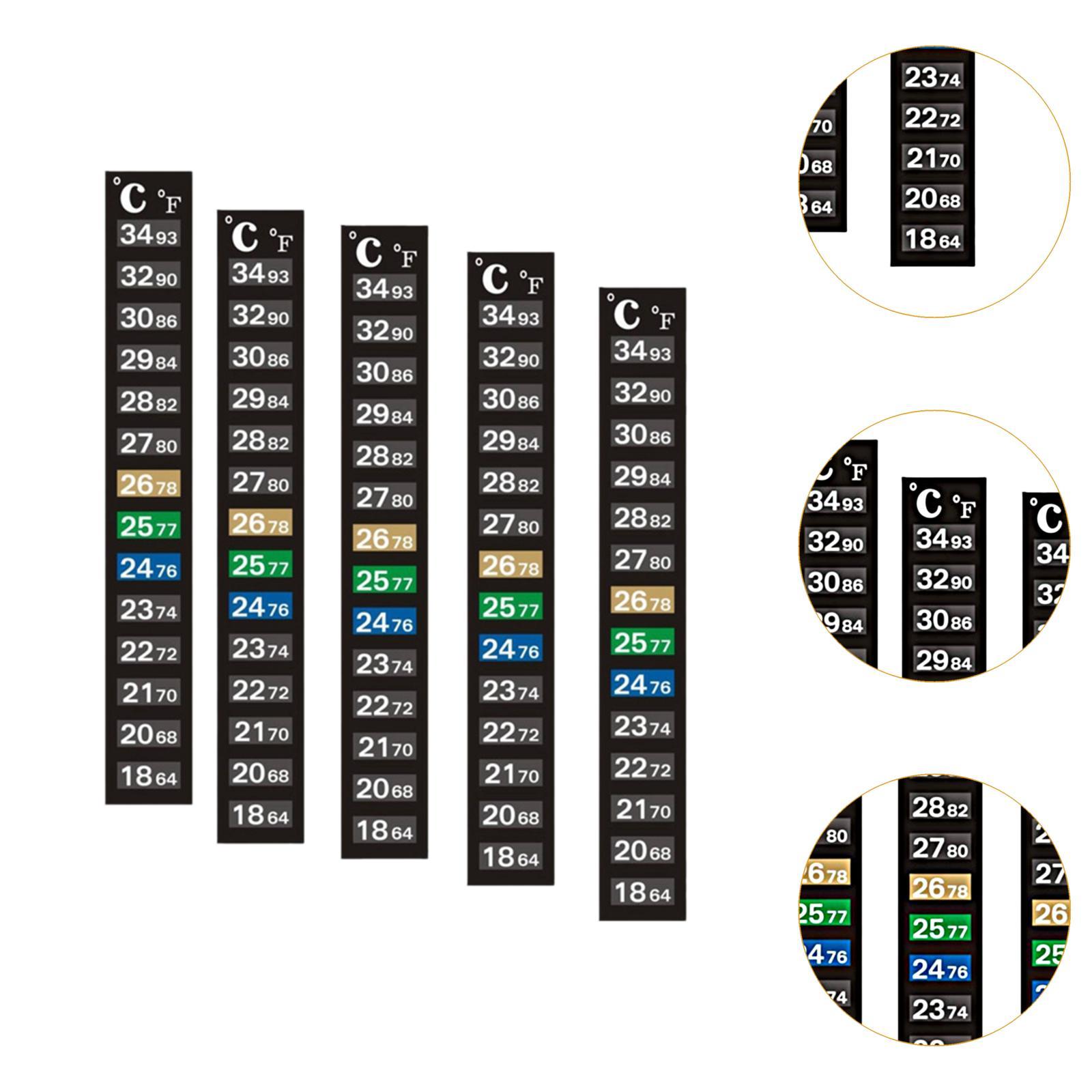 Aquarium Thermometer Strip Tem - Temperature Strip Thermometer のレビューと価格