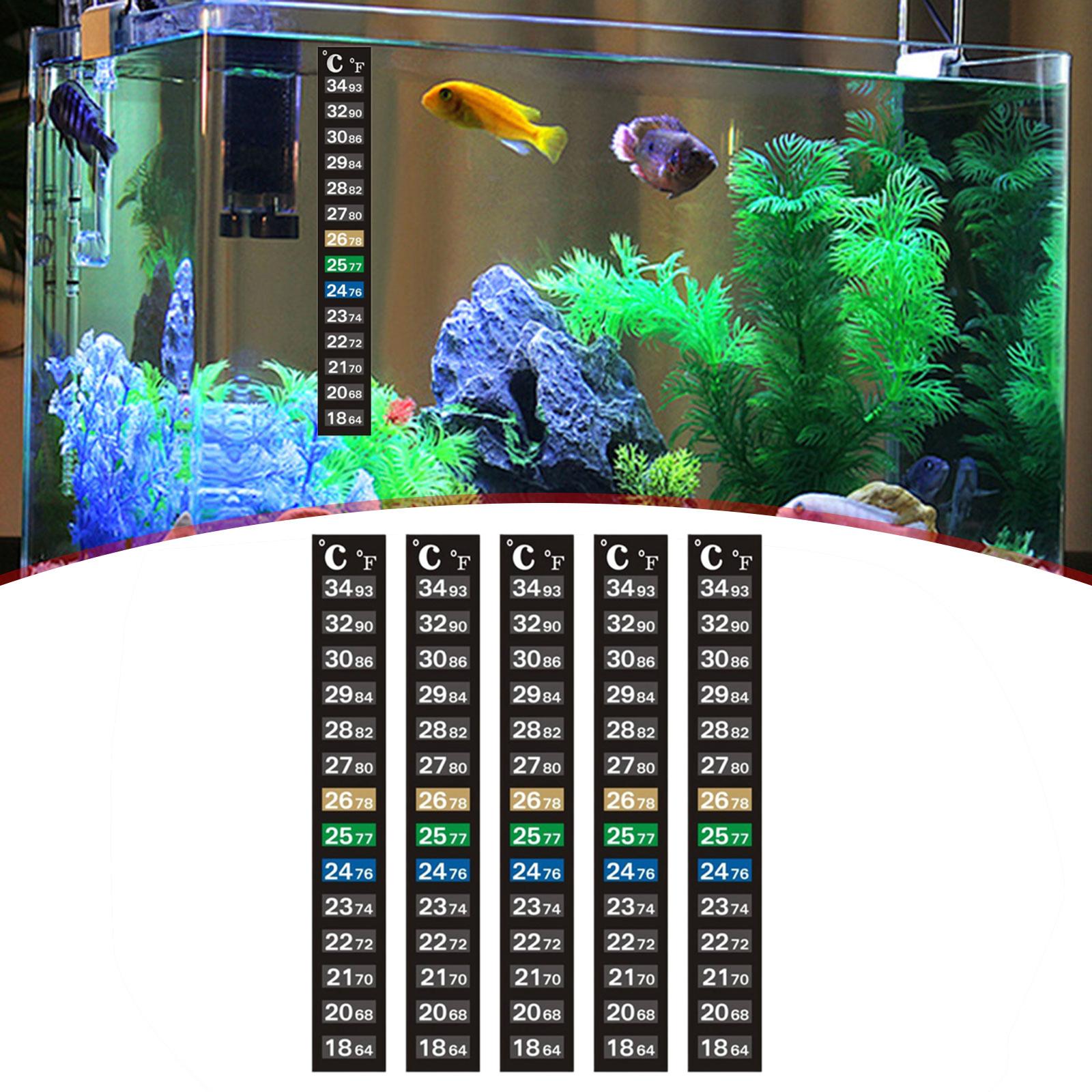 Aquarium Thermometer Strip Tem - Temperature Strip Thermometer のレビューと価格