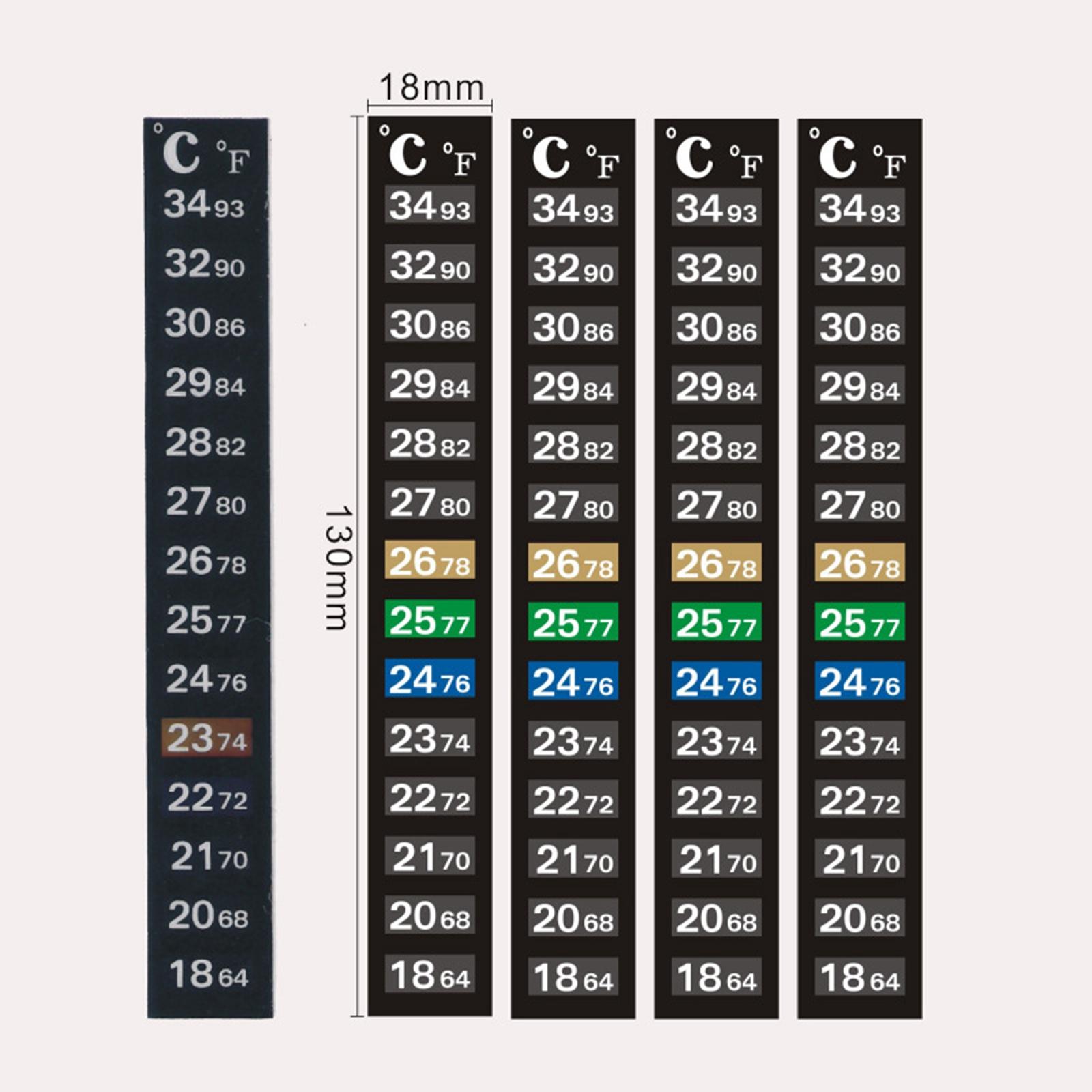 Aquarium Thermometer Strip Tem - Temperature Strip Thermometer のレビューと価格