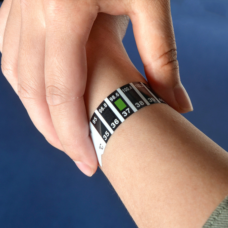 10Pcs Forehead Head Strip Ther - Temperature Strip Thermometer のレビューと価格