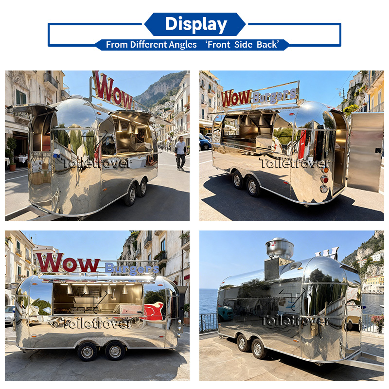 Stainless Steel Food Trailer F - Coffee Equipment China のレビューと価格