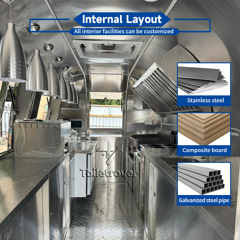 Stainless Steel Food Trailer F - Coffee Equipment China のレビューと価格
