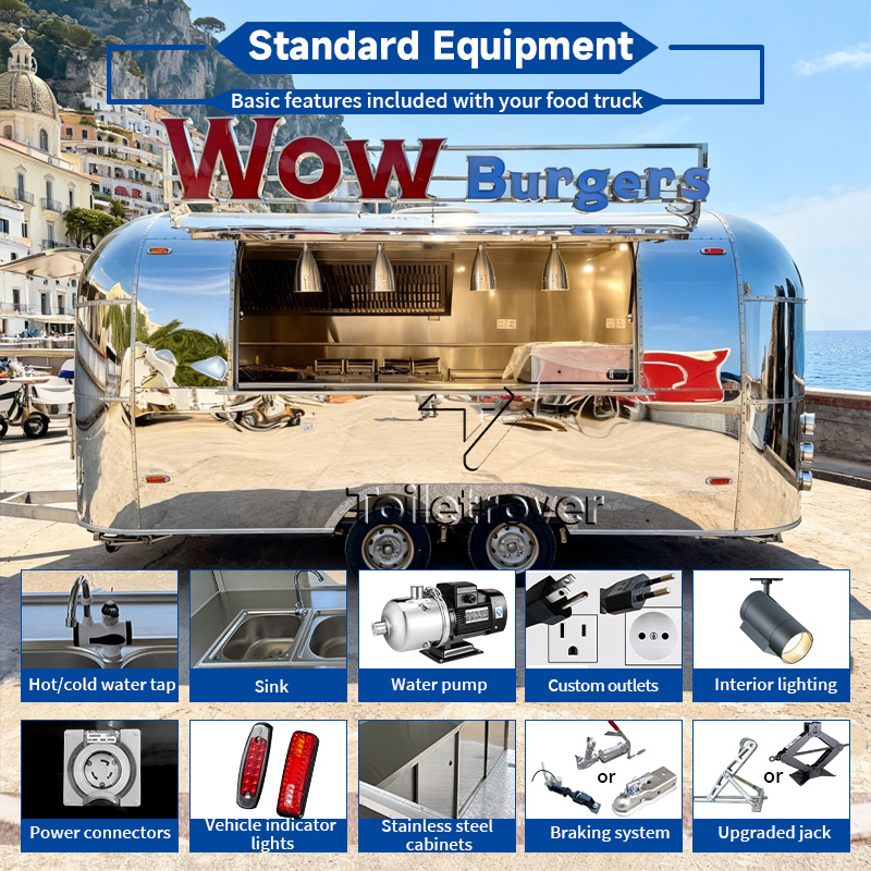 Stainless Steel Food Trailer F - Coffee Equipment China のレビューと価格