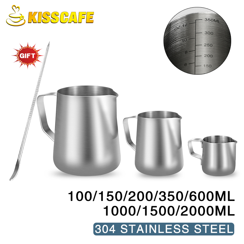 Milk Frother Jug Stainless Ste - Milk Steaming Pitcher のレビューと価格