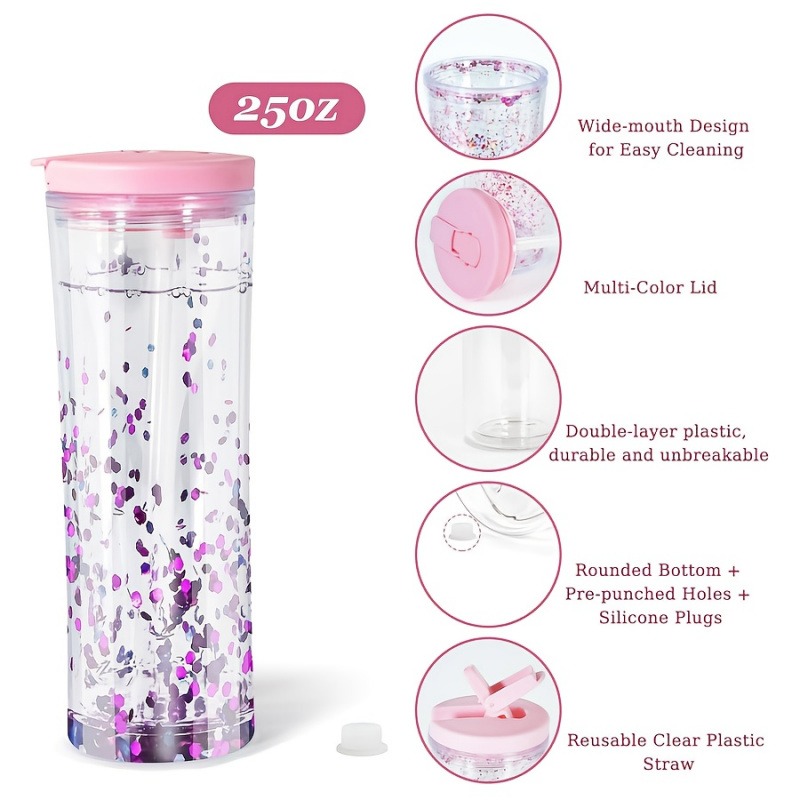 20oz Reusable Double Layer Pla - Outdoor Coffee Equipment のレビューと価格