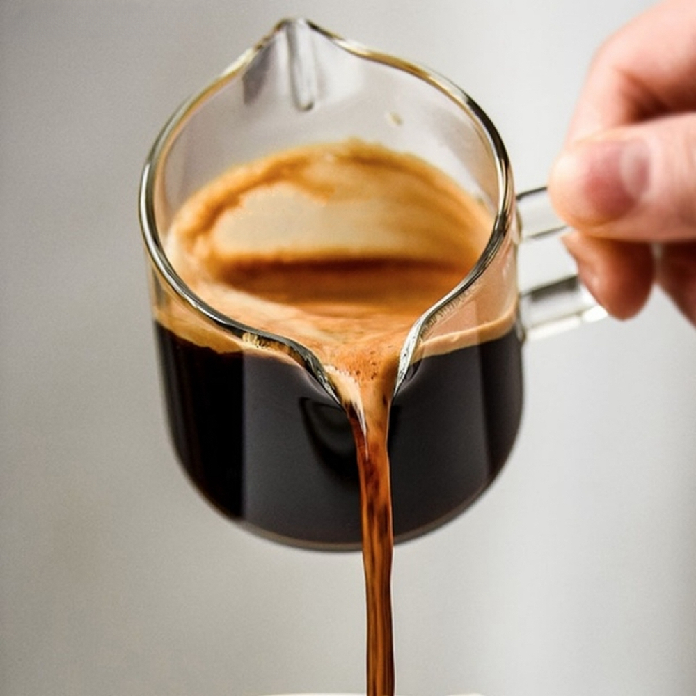 Double Spouts Milk Cup Clear S - Coffee Shop Equipment のレビューと価格