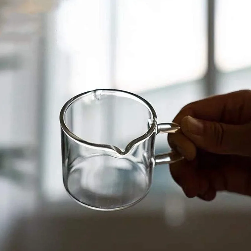 Double Spouts Milk Cup Clear S - Coffee Shop Equipment のレビューと価格