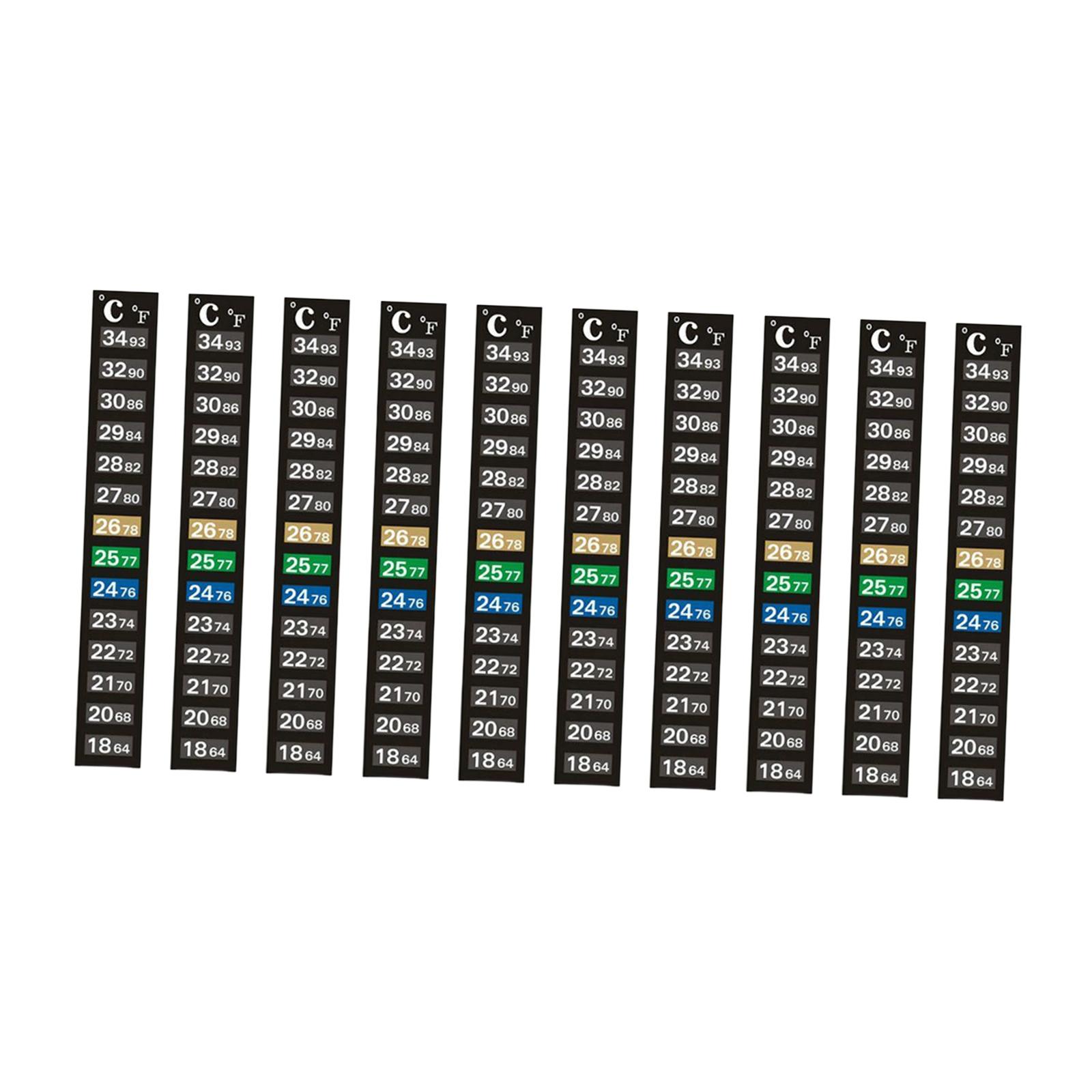 Aquarium Temperature Test Stri - Temperature Strip Thermometer のレビューと価格