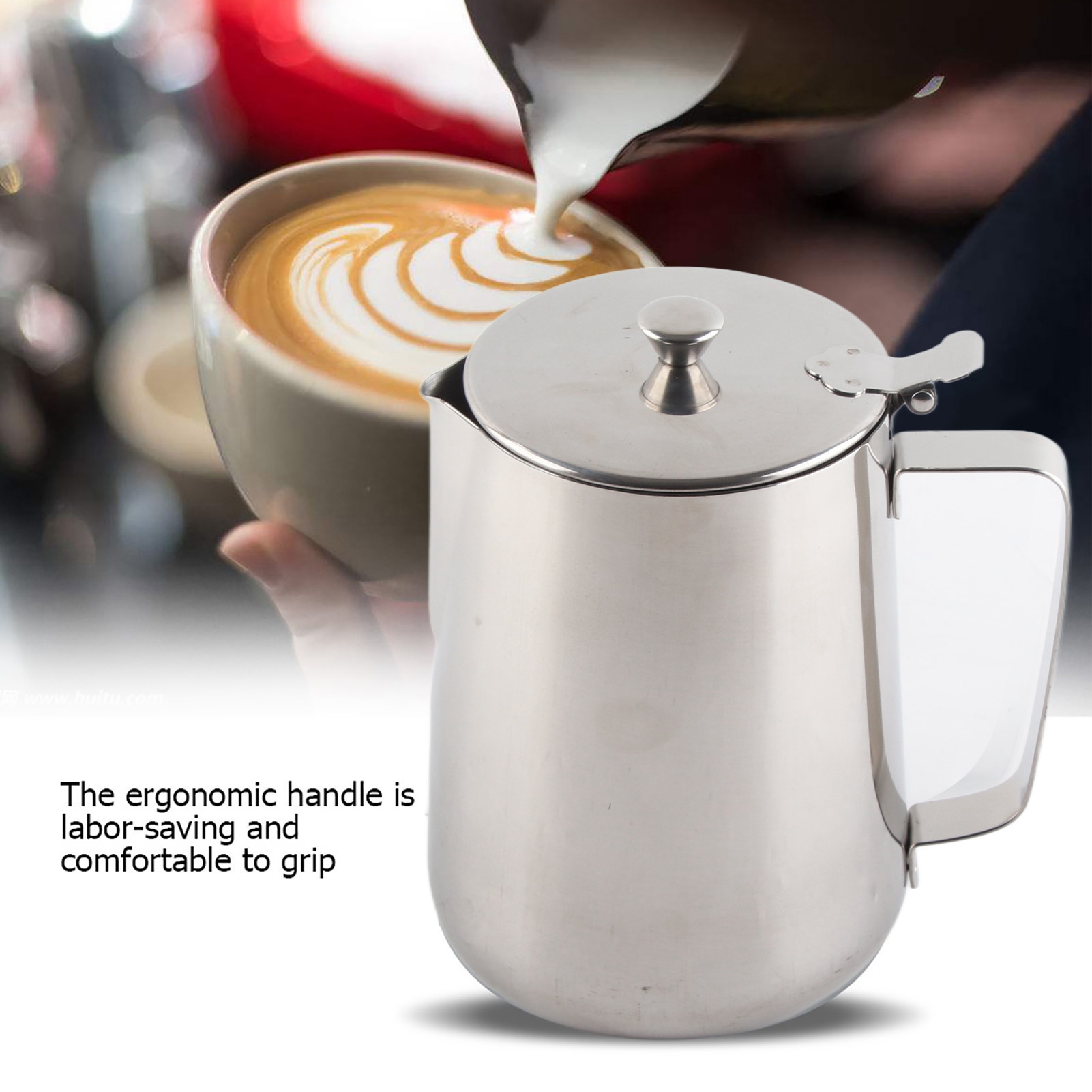 Stainless Steel Mug Stainless  - Milk Steaming Pitcher のレビューと価格