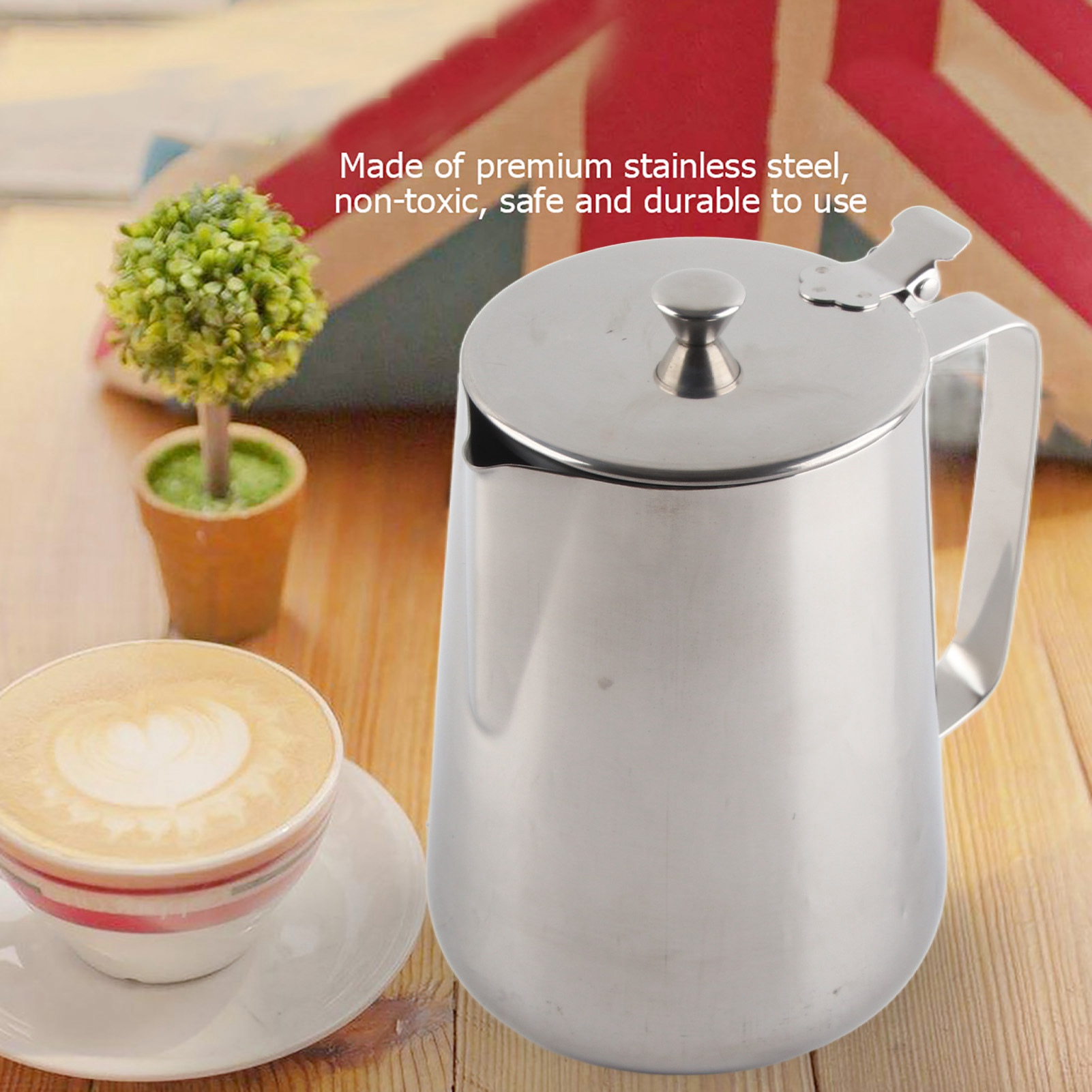 Stainless Steel Mug Stainless  - Milk Steaming Pitcher のレビューと価格
