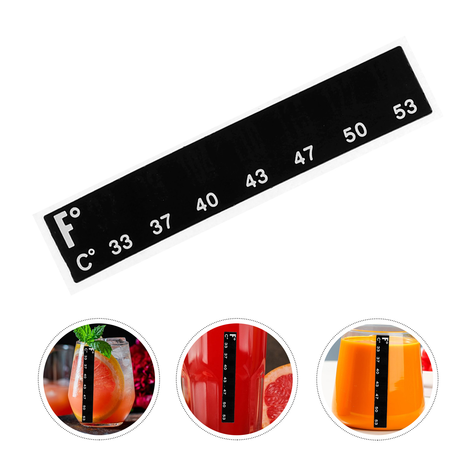 10Pcs Liquid Crystal Thermomet - Temperature Strip Thermometer のレビューと価格