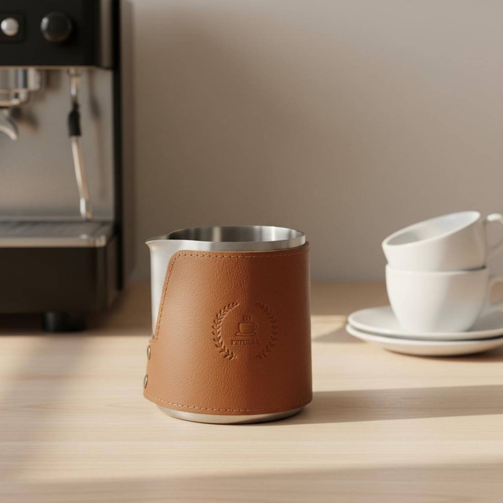 Latte Art Pitcher Heat Resista - Milk Steaming Pitcher のレビューと価格