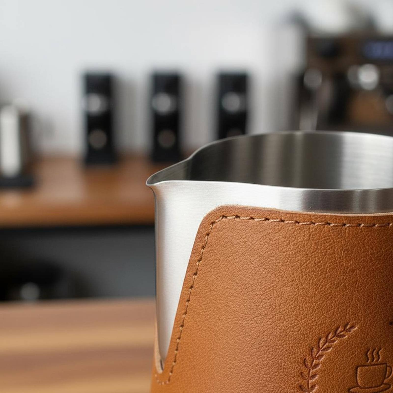 Latte Art Pitcher Heat Resista - Milk Steaming Pitcher のレビューと価格